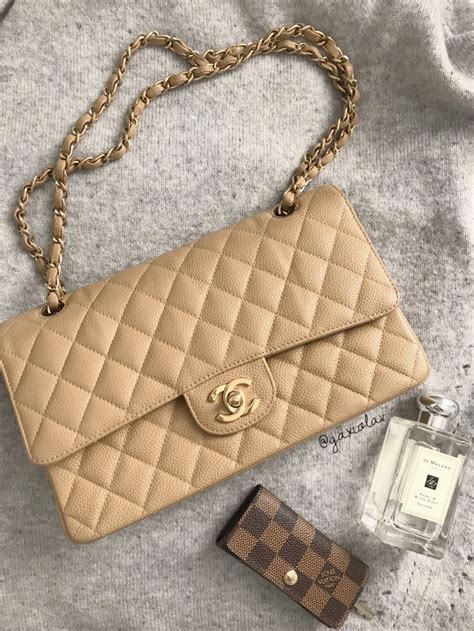 chanel flap beige or black|chanel vintage classic flap.